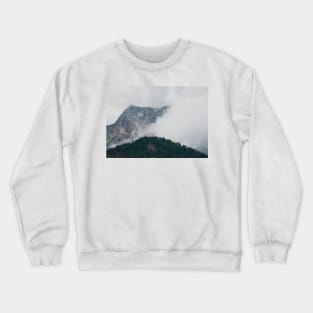 Low Cloud Over Carnic Alps Near Sauris Crewneck Sweatshirt